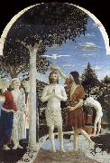 Piero della Francesca THe Baptism of Christ painting